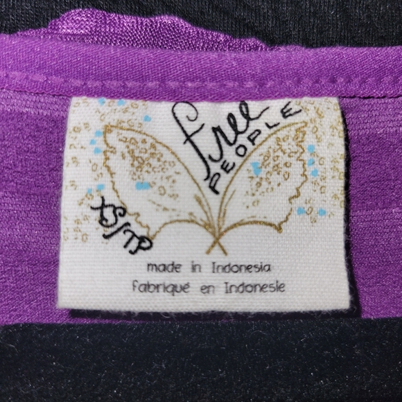 Free People Purple Ruffle Dress - Picture 3 of 4